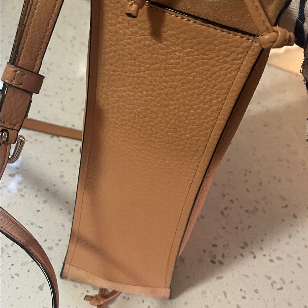 Stuart weitzman Tan Leather Chain Strap Women's Bag Zoey - Picture 7 of 8